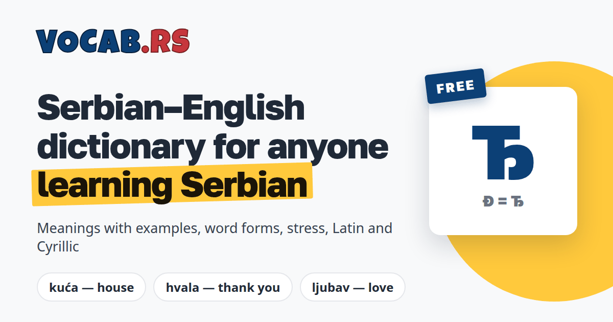 Latin Dictionary Form About Vocab.rs: how the dictionary is made and how far to trust it